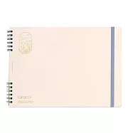 IROHA Quarry橫式方眼筆記本B5- 象牙白