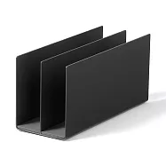 【MUJI 無印良品】鋼製分隔板.2分隔/深灰約寬86×深230×高110mm