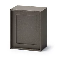 【MUJI 無印良品】收藏卡片展示盒(遊戲卡尺寸)/深灰約寬90x深110x高57mm