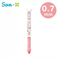 【日本正版授權】角落生物 mini 雙色原子筆 0.7mm 日本製 原子筆/圓珠筆 角落小夥伴 - 北極熊款