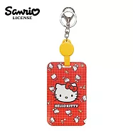 【日本正版授權】凱蒂貓 彈力票卡夾 票夾/證件套/悠遊卡夾 Hello Kitty 三麗鷗