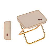 【上手家居】輕便口袋椅(折疊椅/露營椅/摺疊椅/椅凳/小板凳/童軍椅/休閒椅/戶外椅) 卡其