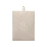 【MUJI 無印良品】再生尼龍可折托特包 /縱型.米
