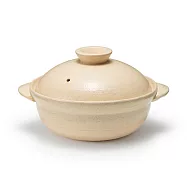【MUJI 無印良品】萬古燒土鍋.透明釉/2-3人用使用容量1600mL、滿水容量2600mL、內徑25cm(含把手寬度29cm)、含鍋蓋高度16cm