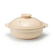 【MUJI 無印良品】萬古燒土鍋.透明釉/3-4人用使用容量2400mL、滿水容量4100mL、內徑28.5cm(含把手寬度33cm)、含鍋蓋高度17cm