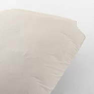 【MUJI 無印良品】柔舒水洗棉被套/S /單人/ 淺米