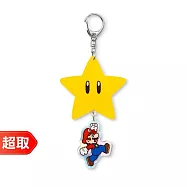 任天堂《周邊》超級瑪利歐裝飾吊飾(無敵星星/超級星星)[含貼紙]⚘ Nintendo Switch ⚘ 公司貨