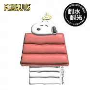 【日本正版授權】史努比 防潑水 貼紙 日本製 行李箱貼/手帳貼/裝飾貼紙 糊塗塌客/查理布朗/Snoopy/PEANUTS - C款