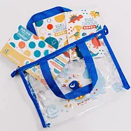 【hahababy】12色水蠟筆提袋組-附著色本