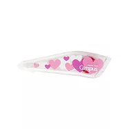 KOKUYO 筆型可替換式好黏便利貼6mm×8m (紫)-愛心