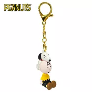 【日本正版授權】史努比 立體造型鑰匙圈 吊飾/公仔 糊塗塌客/奧拉夫/查理布朗 Snoopy/PEANUTS - F款