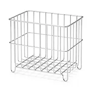 【MUJI 無印良品】不鏽鋼收納籃/寬15cm/窄型約寬15x深10x高13 cm