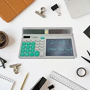 【新春活動送金龜】EziWrite|桌上型多功能計算機 Calculator Writing Board 古典灰