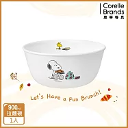 【美國康寧 CORELLE】SNOOPY BRUNCH-900ml拉麵碗