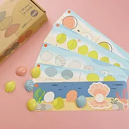 【Edx 艾迪客】探索貝殼活動組-綠材質|18m+ 認知玩具