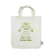 【日本正版授權】蠟筆小新 輕便 手提袋 帆布手提袋/多功能手提袋 - 康達姆機器人