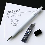 【TOMBOW日本蜻蜓】MONO work 1.3 mm 自動鉛筆 白色