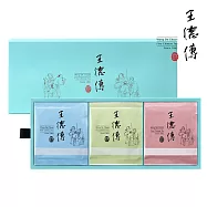 【王德傳】三角立體茶包禮盒-臺灣尋香茶語組15入(梔香烏龍+蜜香紅茶+金萱烏龍各5包)