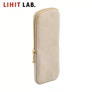 LIHIT LAB A-2622 附夾式筆袋 象牙白