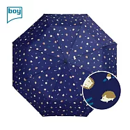 【德國boy】UPF50 輕量大傘面防風都市印象三折晴雨傘_ 森林刺蝟
