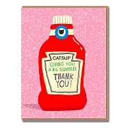【CAROLYN SUZUKI】Catsup Thank You 感謝卡 #CS1665
