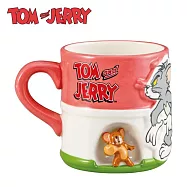 【日本正版授權】湯姆貓與傑利鼠 陶瓷 馬克杯 350ml 咖啡杯 85周年紀念 Tom and Jerry