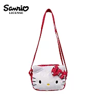 【日本正版授權】凱蒂貓 造型側背包 斜背包/側背包/絨毛側背包 Hello Kitty