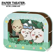 【日本正版授權】紙劇場 吉伊卡哇 紙雕模型/紙模型/立體模型 栗子森林 小八/兔兔/烏薩奇/Chiikawa PAPER THEATER