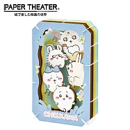 【日本正版授權】紙劇場 吉伊卡哇 紙雕模型/紙模型/立體模型 大家一起跳舞 小八/兔兔/烏薩奇/Chiikawa PAPER THEATER