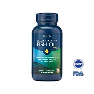 【GNC健安喜】三倍魚油迷你軟膠囊60粒(EPA/DHA/Omega3/腸溶劑型/新陳代謝/調節生理機能)