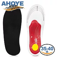 【AHOYE】高回彈足弓支撐減壓機能鞋墊 1雙入 (減壓鞋墊 久站鞋墊) 35-40碼