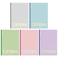 KOKUYO Campus 2025限定點線筆記本(5冊裝)- 莫蘭迪色5入:行高7mm
