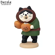 【DECOLE】concombre 山貓麵包店 悠閒麵包祭典 紅豆麵包小偷貓