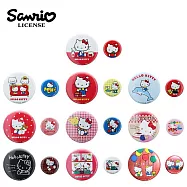 【日本正版授權】隨機1款 凱蒂貓 50周年紀念徽章 A系列 2入組 日本製 別針/胸章 Hello Kitty