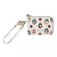 【日本Mark’s】PAUL & JOE 質感證件夾零錢包 ‧ 貓咪浮雕寶石