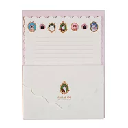 【日本Mark’s】PAUL & JOE 蕾絲波浪裁邊信封紙組 ‧ 貓咪浮雕寶石