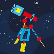 【Edx 艾迪客】透明幾何雪花片|STEAM探索|18m+ 感官盆 組合建構