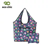 【英國ECO CHIC】時尚旅行休閒袋(可折疊收納.可掛行李桿) 貓頭鷹