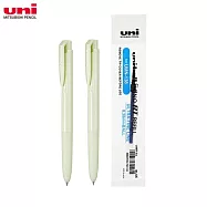 (限量2筆1芯送1)UNI UMN-155NC 自動鋼珠筆 0.38 葉露/淡綠