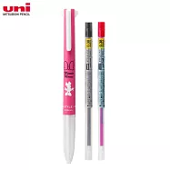 (限量1筆2芯送1)UNI UE3H-258DS 開心筆三色筆筆管+ 0.38mm紅&黑筆芯 米妮
