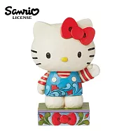 【正版授權】Enesco 凱蒂貓 50周年 揮手 塑像 公仔/精品雕塑 Hello Kitty/三麗鷗