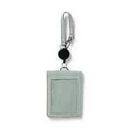 【MUJI 無印良品】立式卡片夾(附伸縮拉繩)/苔綠 約寬80&times;深10&times;高110 mm，數量：1入