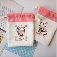 【袋走】台灣小物袋 珍奶貓熊