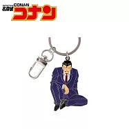 【日本正版授權】名偵探柯南 金屬鑰匙圈 吊飾 - 毛利小五郎