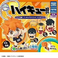 【日本正版授權】全套4款 排球少年 圓輪角色吊飾 扭蛋/轉蛋 日向翔陽/影山飛雄/孤爪研磨/黑尾鐵朗 077135