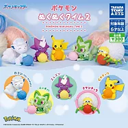 【日本正版授權】全套5款 精靈寶可夢 暖呼呼公仔 P2 扭蛋/轉蛋 六尾/新葉喵/毒電嬰/團珠蛛 078989