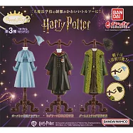 【日本正版授權】全套3款 哈利波特 服裝飾品架 P2 扭蛋/轉蛋 首飾架/珠寶架/飾品架 霍格華茲/波巴洞/德姆蘭 682124