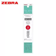 ZEBRA SNC-0.5 BLEN 防震三色原子筆替芯 紅
