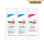 sebamed施巴 (油性抗屑/溫和/護色)洗髮乳400ml任選三入組