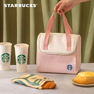 [星巴克]粉紅女神保冷袋 粉紅色